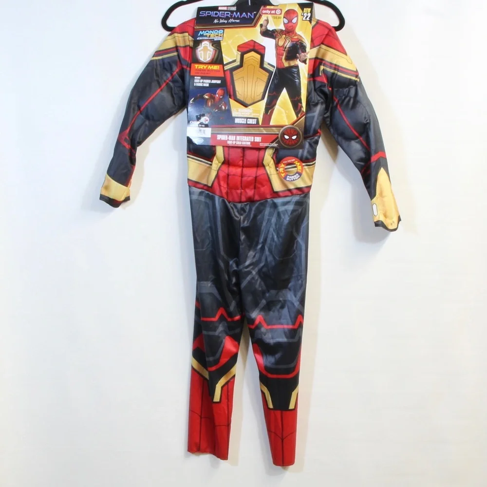 Marvel Spider-man Homecoming Muscle Chest Reflective Costume (Medium 8-10)